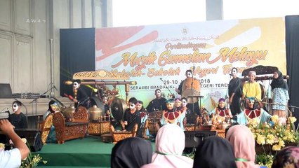 #AWANIJr:  Muzik gamelan Melayu Terengganu tertawan dengan orang minyak