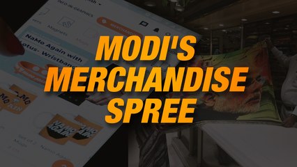 Modi's Branded Merchandise Before Election