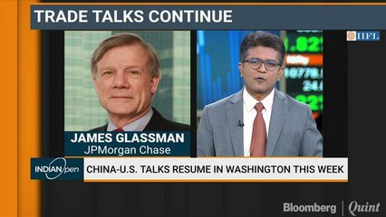 Market Views U.S-China Talks As 'Glass Half Full': JP Morgan