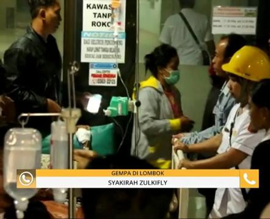 Perkembangan gempa di Lombok