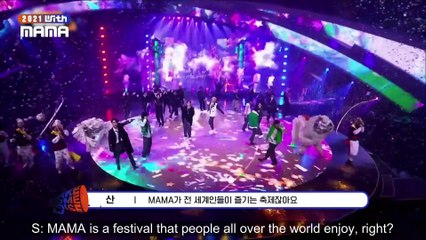 2021 MAMA 'with MAMA' Interview (ATEEZ cut)
