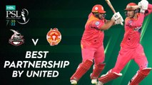 Best Partnership By United | Lahore Qalandars vs Islamabad United | Match 33 | HBL PSL 7 | ML2G