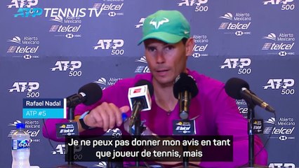 Guerre en Ukraine - Nadal : “C’est incroyable qu'il y ait encore des guerres”