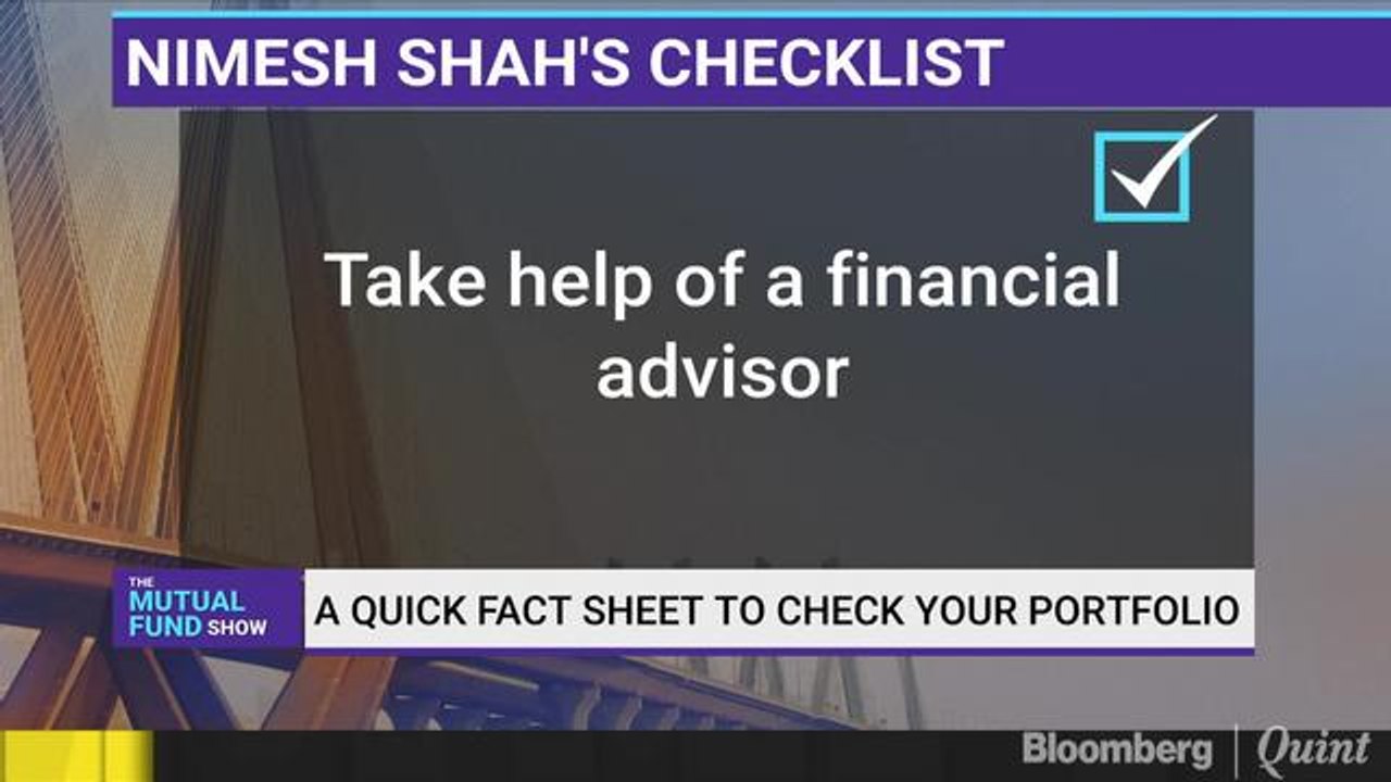 Checklist For MF Portfolio