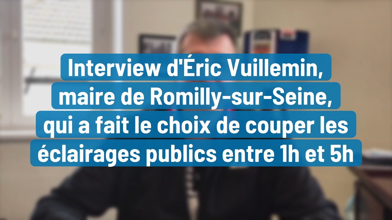 Interview d'Éric Vuillemin, maire de Romilly-sur-Seine