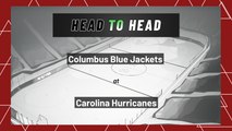 Columbus Blue Jackets At Carolina Hurricanes: Moneyline