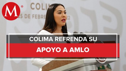 Indira Vizcaíno ofrece apoyo de Colima en consulta de revocación de mandato