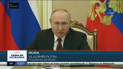 teleSUR 15:30 25-02: Presidente Putin dispuesto a negociación de alto nivel con Ucrania