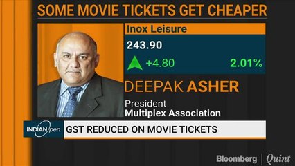 GST Reduced On Movie Tickets