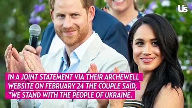 Prince Harry and Meghan Markle Issue Statement on Russian Invasion