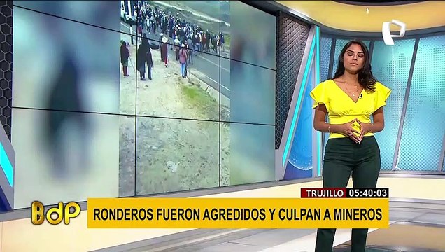 Trujillo: Ronderos denuncian que empresa minera contrató matones para agredirlos