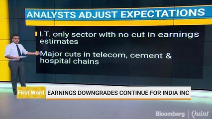 Earnings Downgrade To Continue For India Inc