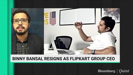 Binny Bansal Steps Down As Flipkart Group CEO