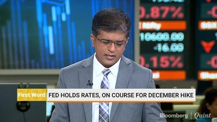Fed Holds Rates, On Course For December Hike