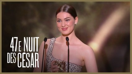 Anamaria Vartolomei remporte le César du Meilleur Espoir Féminin pour L'Evénement - César 2022