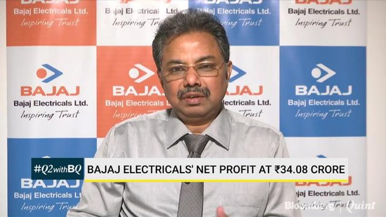 Bajaj Electricals' Net Profit At Rs 34.08 Crore