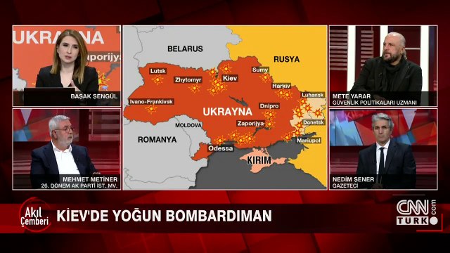 CNN TÜRK ekibi sıcak bölgede! Kiev'de son durum ne?