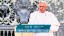 Papa Francisco visita embajada rusa para expresar su 