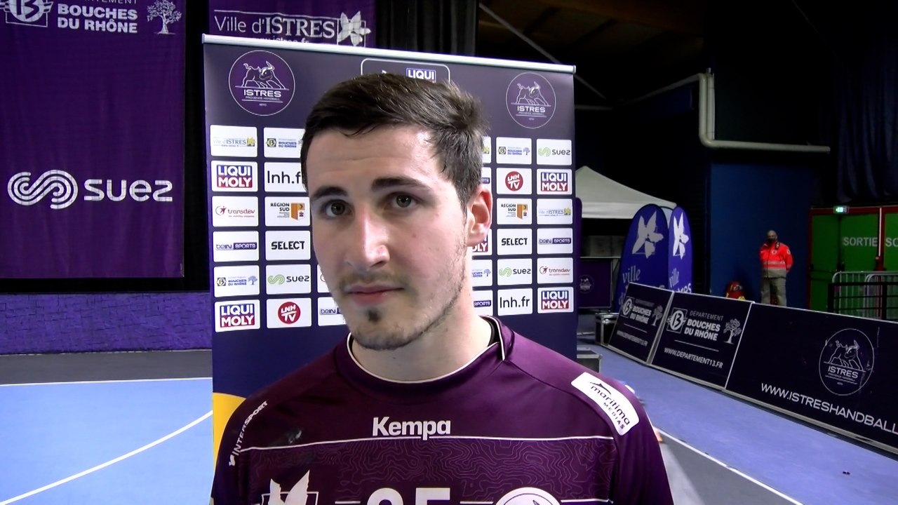 Interview maritima: Andréa Guillaume après la défaite d'Istres Provence Handball contre HBC Nantes