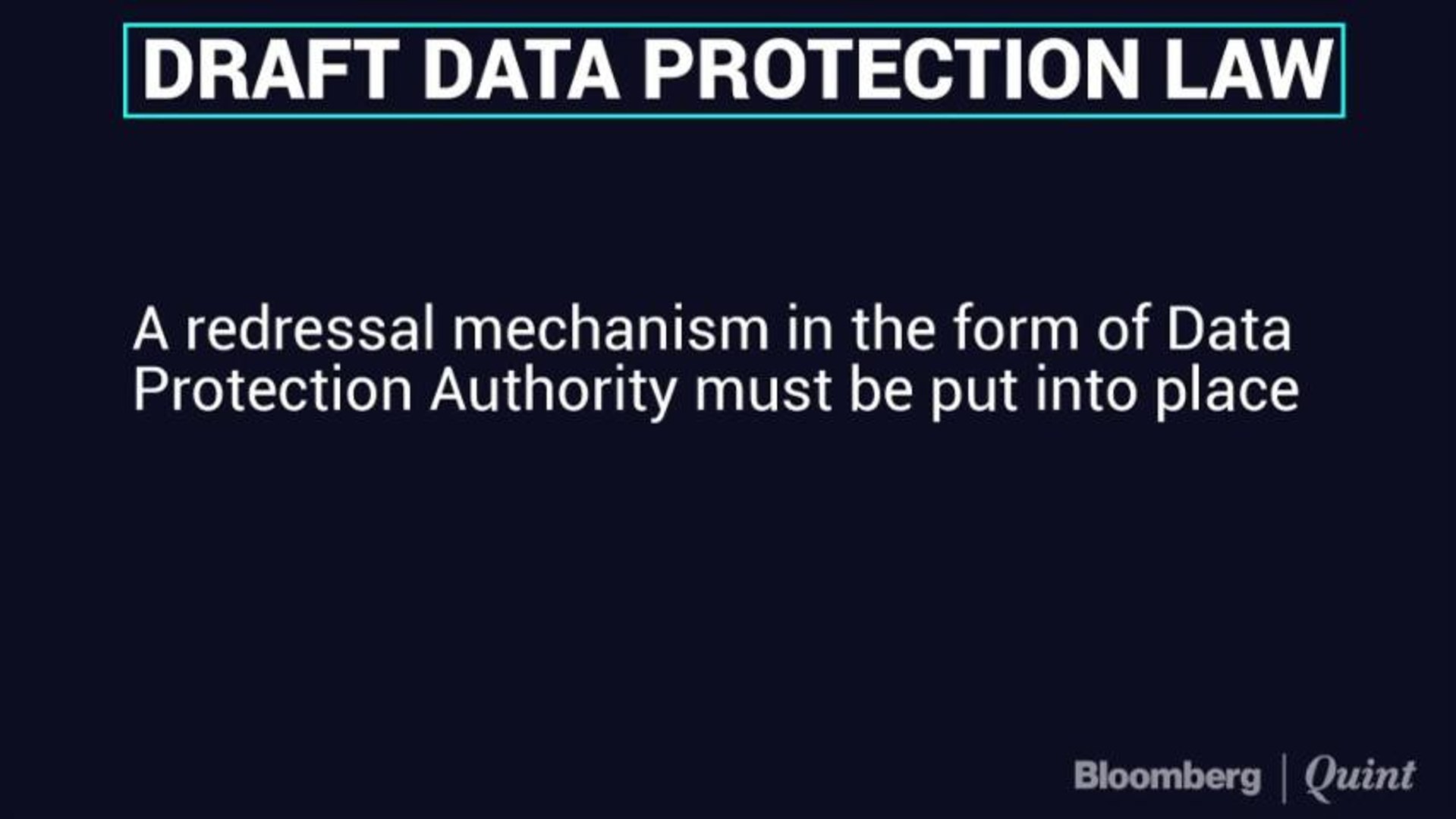 Data Protection Committee's Recommendations Comprehensive?