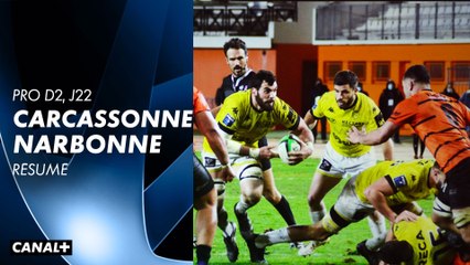 Le résumé de Carcassonne / Narbonne - Pro D2 (J22)
