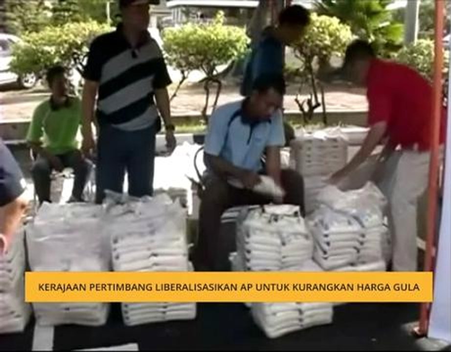 Kerajaan pertimbang liberalisasikan AP untuk kurangkan harga gula