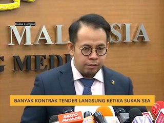 Banyak kontrak tender langsung ketika Sukan SEA