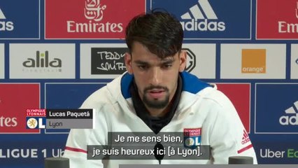 OL - Paquetá : "Je suis heureux ici"