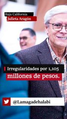 Irregularidades por 1,105 millones de pesos.