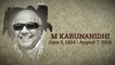 The Extraordinary Life Of M Karunanidhi In Numbers