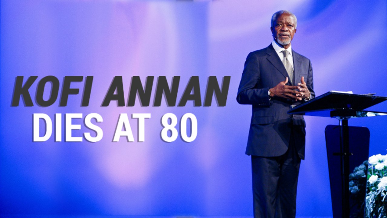 Kofi Annan, UN Secretary-General Who Won Peace Prize, Dies at 80
