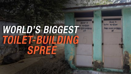 World’s Biggest Toilet-Building Spree Is Under Way In India