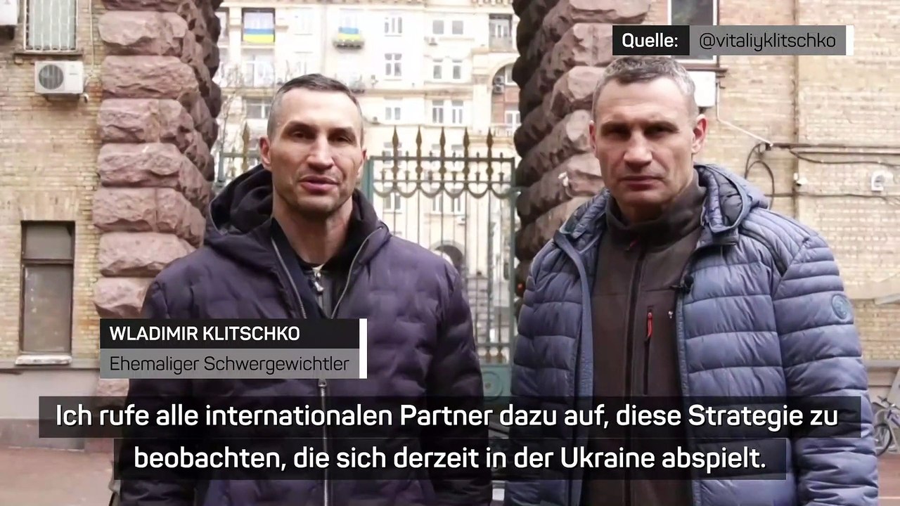 Klitschko-Brüder vereint: 'Unterstützen Sie uns'