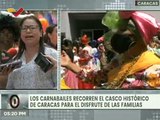 Comparsas de carnaval recorren el Casco Histórico de Caracas para el disfrute de las familias