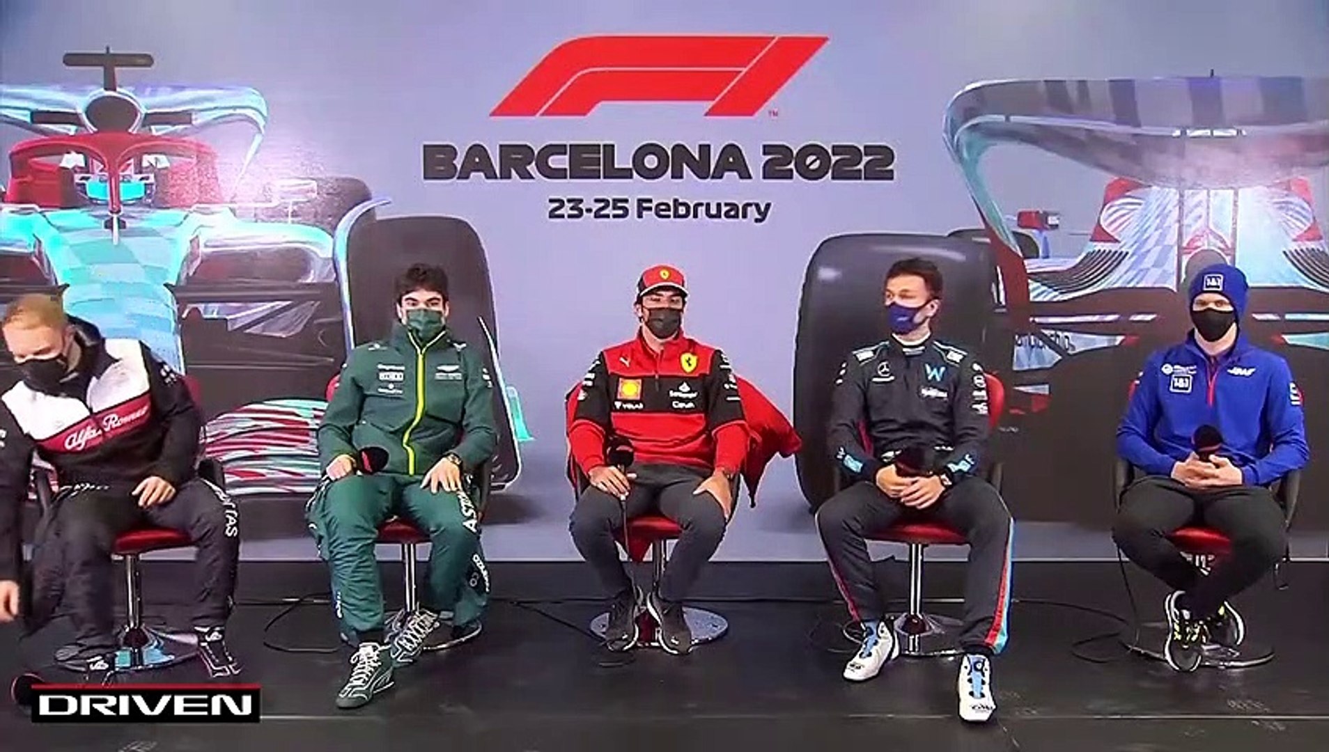 F1 2022 Barcelona Testing - Day 3 - Drivers' Press Conference - Part 1 -  video Dailymotion