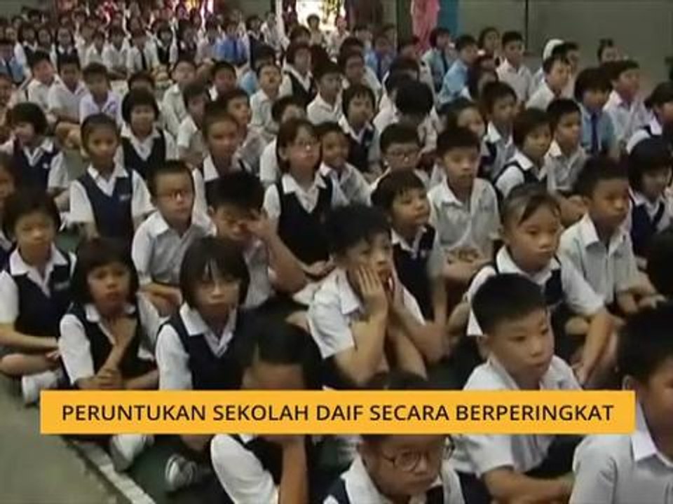 Peruntukan sekolah daif secara berperingkat