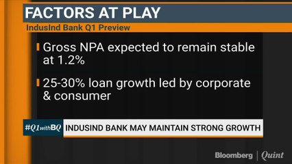 #Q1WithBQ: IndusInd Bank May Maintain Strong Growth