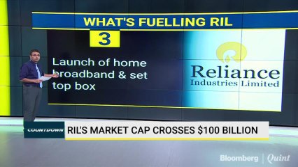 Reliance Market Cap Crosses $100 Billion
