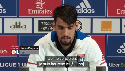 OL - Paquetá : "Je suis heureux ici"