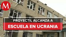 Dos personas muertas en una escuela por proyectil lanzado en Ucrania