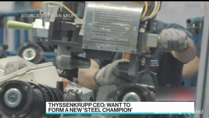Thyssenkrupp CEO Heinrich Hiesinger Speaks About The Company's European JV With Tata Steel