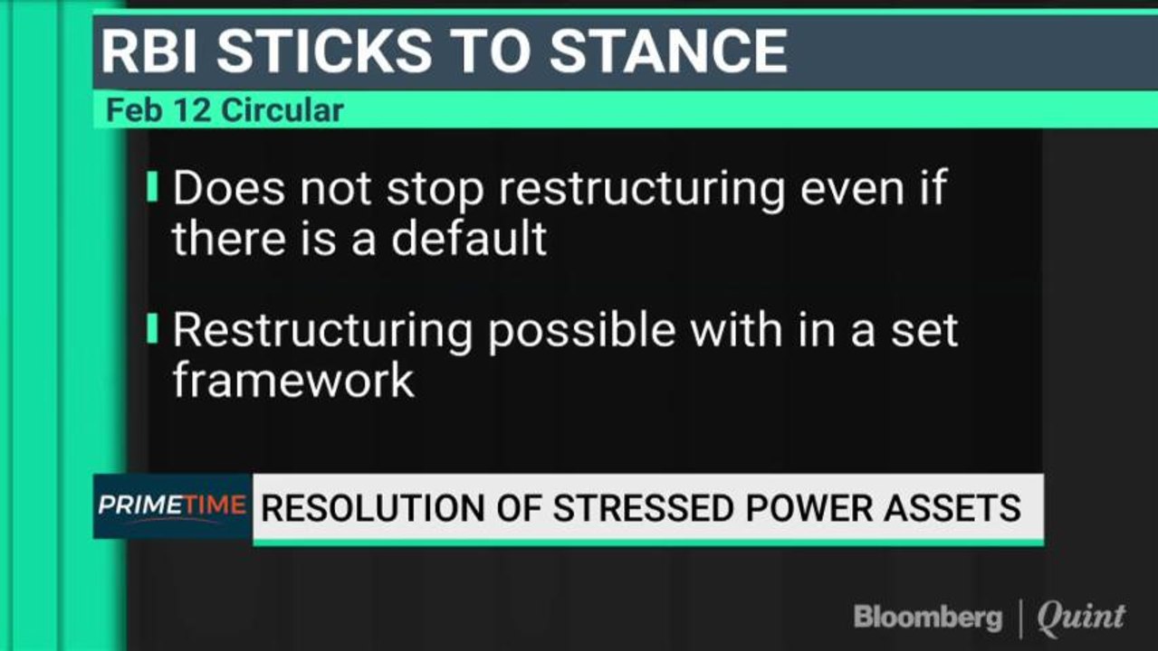 Stress Power Assets: RBI Sticks To Resolution Guidelines
