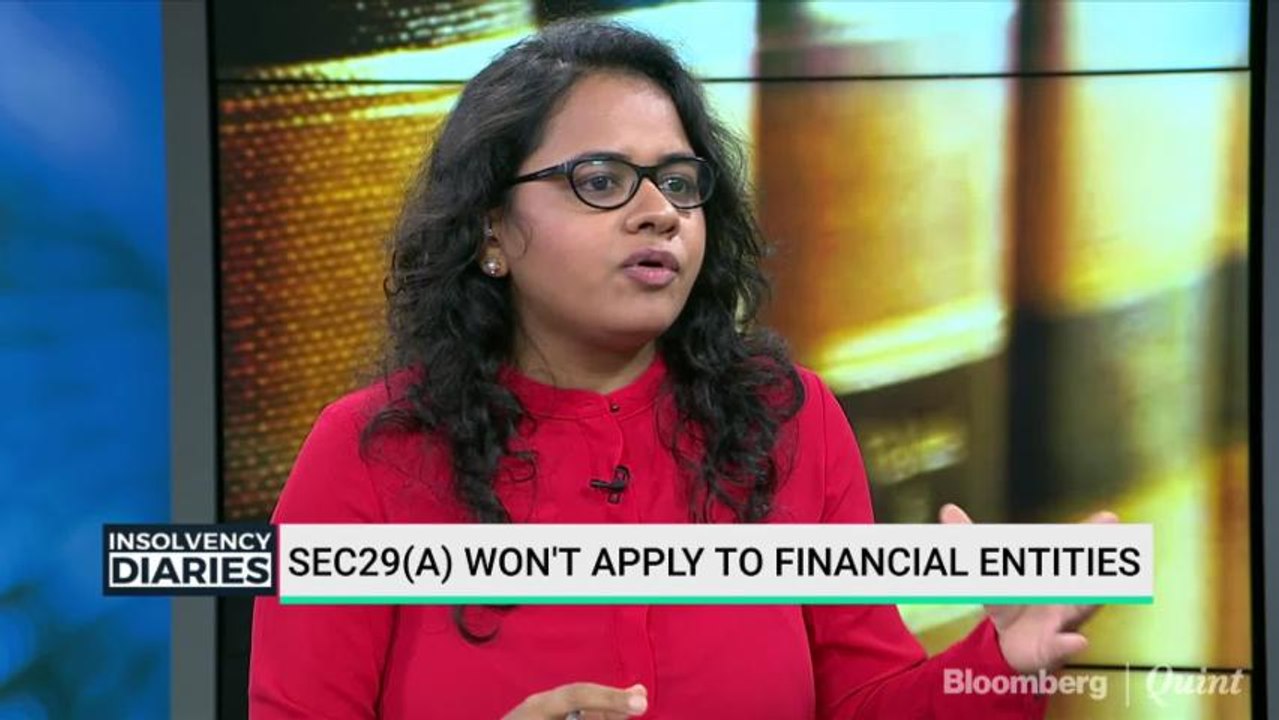SECTION 29(A) Won't Apply To Financial Entities