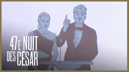 La prestation « animée » d’Ana Girardot et Bertrand Usclat - César 2022