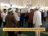 Khalid Salleh diingati sebagai lelaki budiman: Aishah