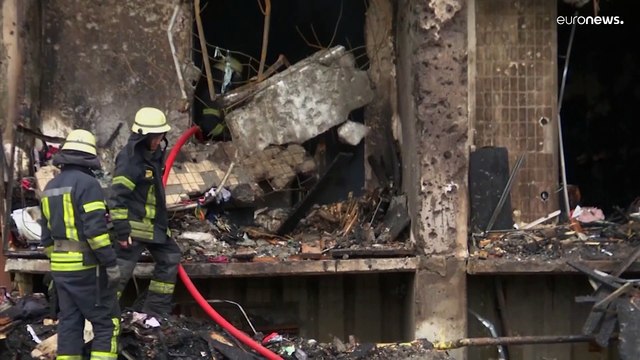 Primeros daños humanos y materiales en la invasión de Ucrania