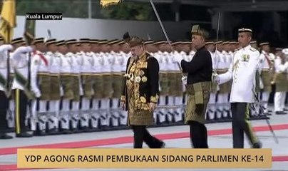 YDP Agong rasmi pembukaan sidang Parlimen ke-14