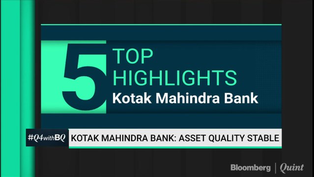 Kotak Mahindra Bank: Asset Quality Stable