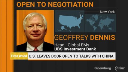 U.S. Leaves Door Open To Talks With China