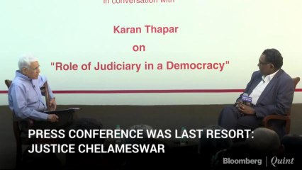 Press Conference Was Last Resort: Justice Chelameswar